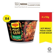 MAGGI® Pedas Giler Ayam Bakar Bowl 93g x 4 Bowls