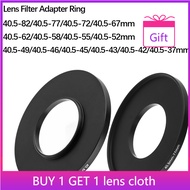 Filter Adapter Ring Step Up Ring Metal Universal 43-67mm 43-72mm 43-77mm 43-82mm For UV ND CPL etc.
