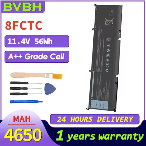 BVBH 8FCTC G15 5510 Battery For DELL 5510/5511/5520/5515/5521 Series XPS 15 9500 4650mah series