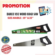 BAHCO 19" &amp; 22" X93 XT Superior Wood Hand Saw / Gergaji Kayu Tangan