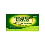 Neozep Non-Drowsy Phenylephrine Hci Paracetamol Neozep Non Drowsy 100tabs by Natasha co-brands