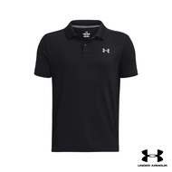 Under Armour UA Boys Performance Polo อันเดอร์ อาร์เมอร์ เสื้อออกกำลังกายสำหรับเล่นกอล์ฟ สำหรับเด็กผู้ชาย