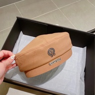 Chanel999CC Badge Gray Knit Hoodie Jacket