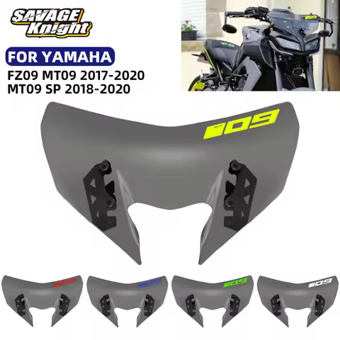 MT09 Windshield Windscreen For YAMAHA MT09 SP FZ09 Motorcycle Wind Deflectors Windshield Pare-brise 