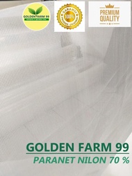 PROMO / TERMURAH Paranet nylon / Nilon lebar 3 meter 70 persen Kualitas premium TERBAIK