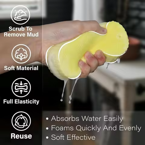 3D Sponge Bath Scrubber Baby 3D Bath Sponge Fish Scale Sponge Body Scrubber Infant Dust-Removing Spo