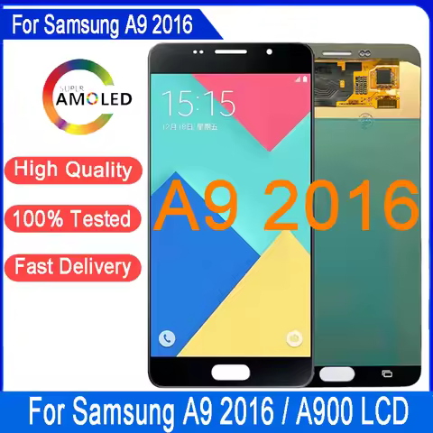 Super AMOLED LCD Display For Samsung 6.0" Galaxy A9 2016 LCD Touch Screen Digitizer Assembly Replace