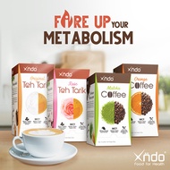 [Bundle Of 4] Xndo Coffee/Teh Tarik 15S 👍 Block Carb 👍 Reduce fat formation 👍 Burn body fat