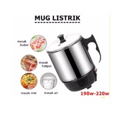 Teko Mug Pemanas Listrik Stainless Steel Multi Fungsi - Mug Listrik