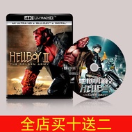 （READYSTOCK ）🚀 4K Blu-Ray Disc [Hellboy 2: Golden Legion] 2008 Hdr10 Panoramic Sound English Chinese YY