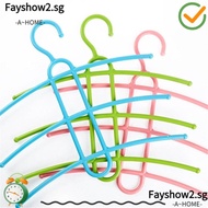 FAYSHOW2 Clothes Hanger Anti-skid 3 Layer Hanger Hook Space Saver