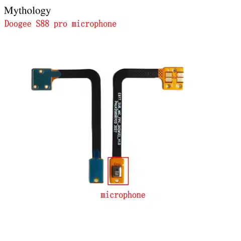 For DOOGEE S88 Pro Microphone for DOOGEE S88 Plus Micro Flex Cable 6.30"Mobile Phone Accessories