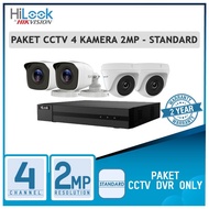PAKET CCTV HILOOK 2MP  4 KAMERA - CCTV DVR ONLY