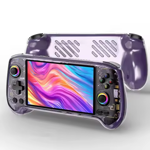 TPU Cooling Transparent Anti-Drop Protective Case for Anbernic RG557 Machine Shockproof Cover