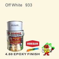 OFF WHITE 933 ( 5L ) KOSSAN 4.60 EPOXY PAINT FLOOR COATING FINISH UNDERWATER MARINE PAINTING SYSTEM