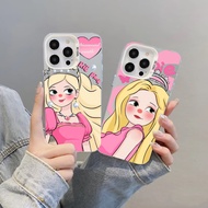 HP Casing Barbie Pink Compatible for Vivo X200 Vivo X200 Pro Vivo Y02 Vivo Y02T Vivo Y03 Vivo Y04 4G