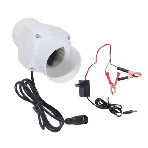 12V Exhaust Fan Home Inline Pipe Duct Fan Bathroom Extractor Ventilation Kitchen Dropship