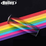 25x25x80mm Triangular Prism BK7 Optical Prisms Glass Physics Teaching Refracted Light Spectrum Rainb