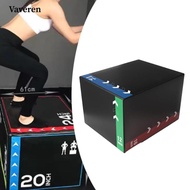 [Vaveren] Home Gym Plyometric Jumping Agility Box Cushioned Training Step Up Box for Strength Condit