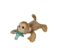 Wubbanub infant plush toy pacifier(avent soothie)-monkey