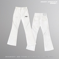 DADDY | Iggy Pants Flared Jeans White