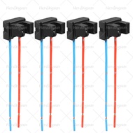 4Pcs H7 Socket Female Plug Connector H7 Headlight Bulbs Base Adapter Wiring Harness