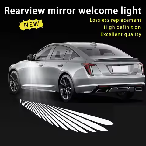 Suitable for Cadillac CT4/CT5/CT6/ATS/CTS/ Escalade rearview mirror welcome carpet light projection