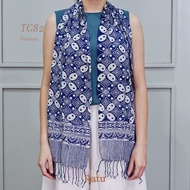 RATU QUEEN - TC82 Blue Batik Scarf