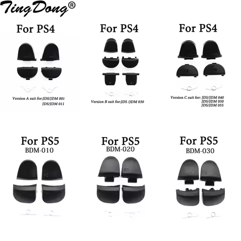 FOR PS5 V1 V2 V3 controller L1 R1 L2 R2 button kit BDM-010 020 030 button L1 R1 L2 R2 button spring 