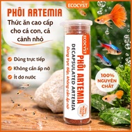 ECOCYST Dried Artemia Embryo 5g/1g – Baby Fish Food, Fry, Betta, Guppy – Bran for Fish, Rich in Nutr