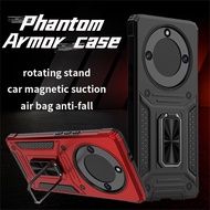 Armor Shockproof Ring Holder Casing Honor X9A Case X9B Honor 90 Lite Huawei Mate 60 Pro Mobile Phone
