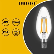 [2件裝]LED燈膽(復古無尾燈絲椒膽) - 4W / E14細螺頭 / 白光6500K #LED蠟燭燈膽 #LED燈泡 (LCANG-4E14D)