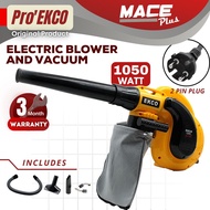 PRO' EKCO BV-999 1050W Multifunctional Electric Air Blower Vacuum Cleaning Duster Dust Blower Handhe