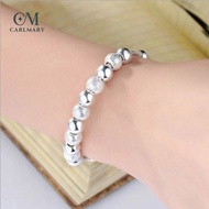 Elegant Bracelet S925 Silver Beads Bangle Expandable Lucky Bracelet Ladies Jewelry for Women Girls