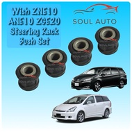 Toyota Wish ZNE10 ANE10 ZGE20 Steering Rack Bush Set 4pcs