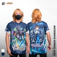 Neon Axgg " Genesis Evangelion " Anime T-shirt