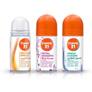 Creme 21 Long Lasting Deodorant Roll On | Petal Whisper| Fresh Fusion | Beloved Breeze | 48 Hrs | 50