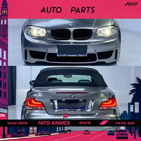 Suitable for Bmw 1 Series E87 1m M4 Large Surround E82 160i 130i 120i1m Modified with Front Bumper, 