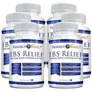 Research Verified IBS Relief - Natural Digestive Enzymes, BioPerine -360 Capsules - 6 Bottles