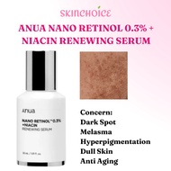 Anua Nano Retinol 0.3% + Niacin Renewing Serum 30ml [Expired 2026]