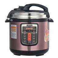 【ORIGINAL】15 Button DESSINI Pressure Cooker Rice Cooker Periuk Tekanan 6 Litre &amp; 8L Metalic Red