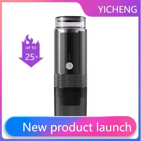 Wireless Electric Capsule Coffee Machine Portable Coffee Machine Outdoor Coffee Cup