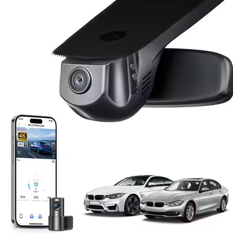 Mangoal 4K Dash Cam For BMW 3-Series Gen6 F30 F31 F34 F35 M3 F80 Dash Car Camera 2012-2019 GPS WiFi 