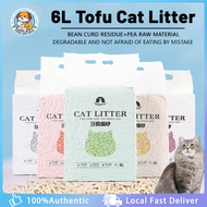 Cat Litter Tofu 6L Food Plant Tofu Residue Made Cat Sand Tofu Cat Litter Sand Deodorant Cat Litter