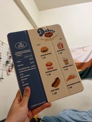 全新｜✨漢堡店菜單款平板殼✨（iPad Air4/5適用