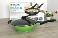 WOK PAN SUGGO 30 CM Teflon Anti Lengket Anti Gores