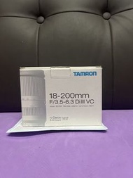 貨尾清貨 全套有盒 香港行貨 Tamron 18-200 18-200mm VC EOS M M3 M5 M50 M6 Use EFM EF-M