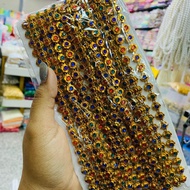 สังวาลเส้นๆ มีหลายลาย สีเงิน สีทอง อุปกรณ์เสริมงานฝีมือ ชุดหางเครื่อง สำหรับงาน DIY