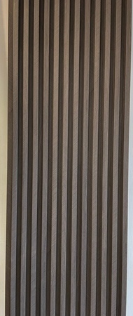 24mm WPC panel dinding hiasan kalis air dinding ruang tamu hiasan dinding / 24mm WPC Fluted panel wa