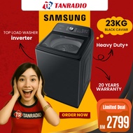 SAMSUNG Inverter Black Washer Top Load Washing Machine 17KG 19KG 23KG